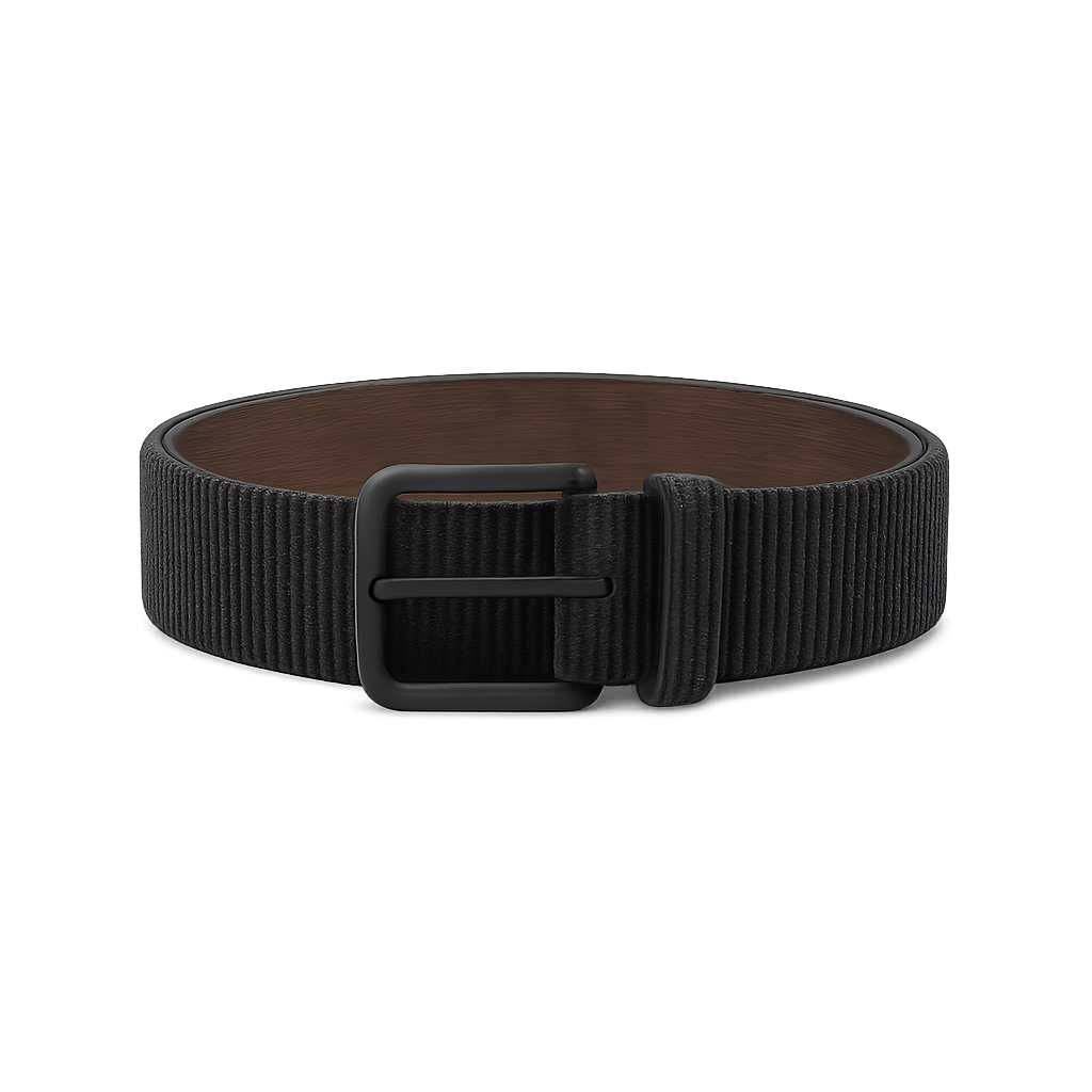 Ebony Corduroy Belt - Ardeynor Belts
