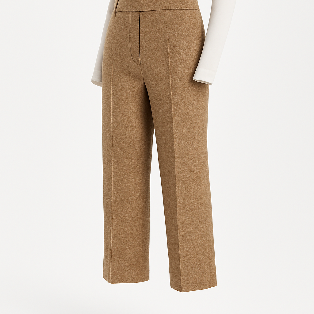 Tweed Cropped Trousers - Ardeynor Pants